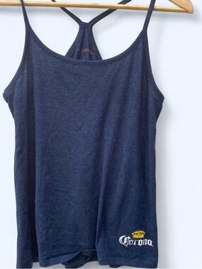 Corona Navy Racerback Strappy Tank
